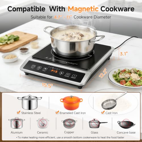 induction cooktop four burner product image