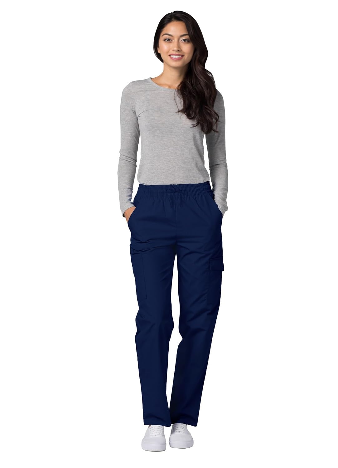 Adar Uniformes médicos para hombres - Pantalón médico cargo