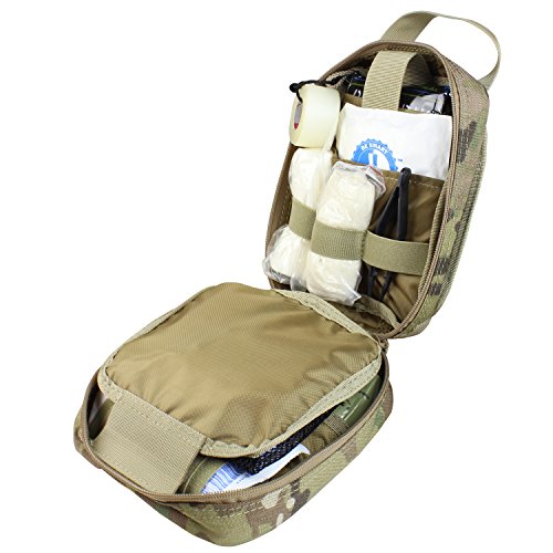 Poche EMT Condor Rip-Away rouge détachable avec fixation MOLLE