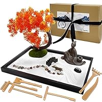 LuXianYS Jardin Zen Japonais, Mini Jardin Zen Décoration de Maison pour