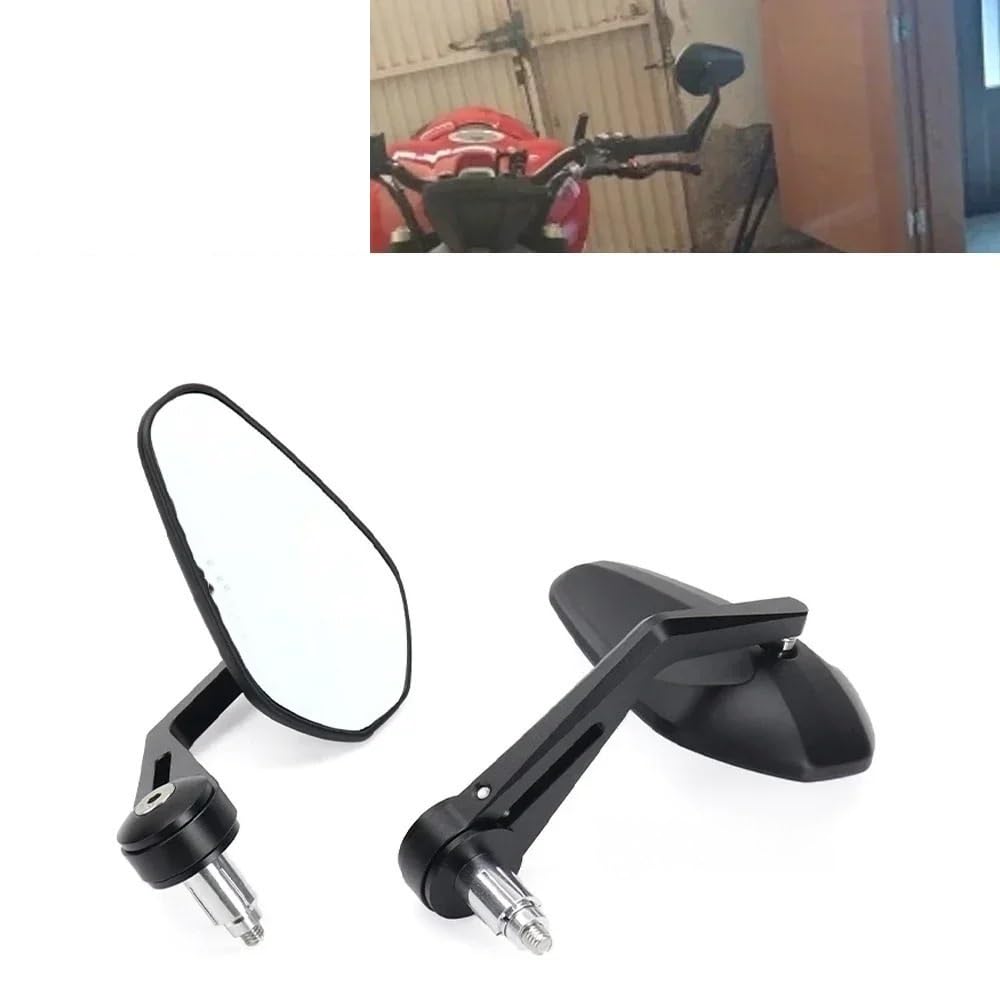 Motocyklowe Lusterka Wsteczne Moto Lusterko końców Pasuje Do Ducati MONSTER 937 SP 950 696 796 821 1100 Kierownica Motocykla Koniec Lusterko Lewe Prawe Strony Lusterko Wsteczne