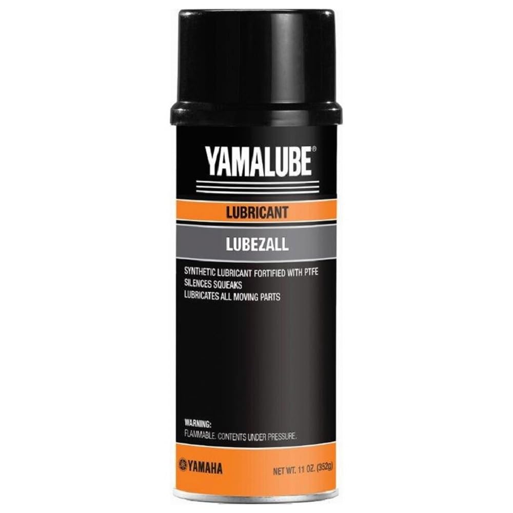 Yamaha Original OEM Yamalube ACC-LUBZA-LL-00 Sythetic Lubricant Fortified with PTFE Silences Squeaks - (1) 11 Ounce Spray Can