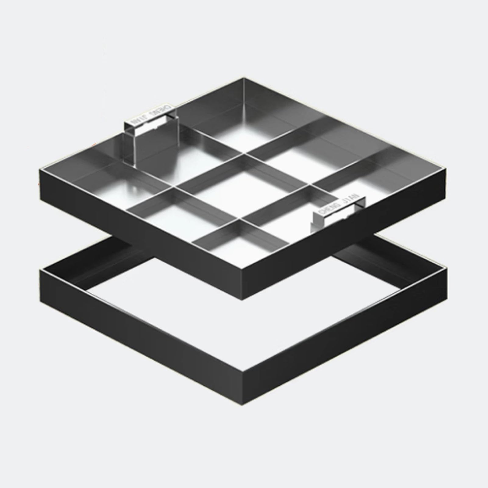 WXPGFEQ Stainless Steel Access Cover with Handle F Design for Easy Sewer and Septic Tank Access and Secure Draina Solut
