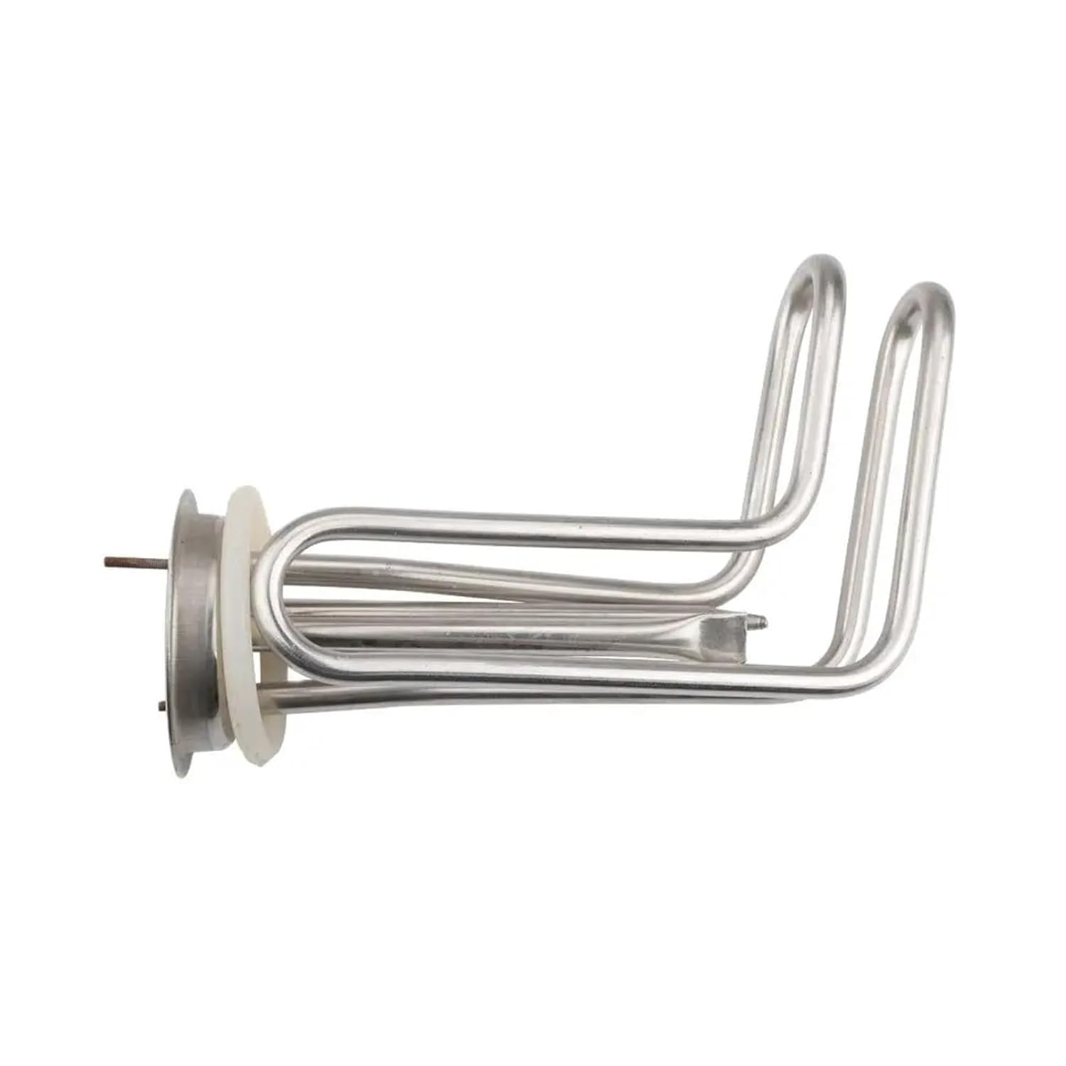 1PCS 72mm Cap 304 Stainless Steel Electric Heating Element for Water Heater,1500W 220V Tubular Heating Element with 2 Probes