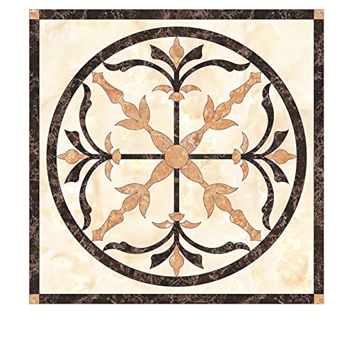 15Pcs Decorative Tile Stickers, PVC Self Adhesive Removable Waterproof Peel and Stick Backsplash Walls Stickers for Kitchen, Bathroom, Stairs
