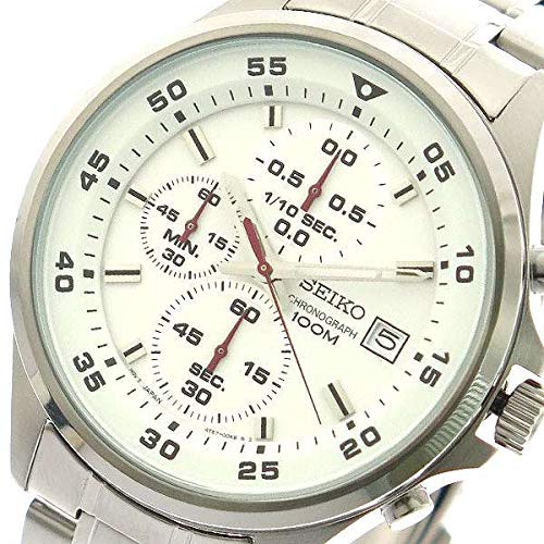 Buy Seiko Chronograph White Dial Men's Watch-8.43124E+12 at Amazon.in