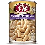 S & W • Canned Cannellini Beans (12 Pack), Vegan, Non-GMO, Natural Gluten-Free Bean, Sourced and...