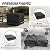 Porch Shield Patio Ottoman Cover - Waterproof Outdoor Square Side Table Covers – 31L x 31W x 18H inch, Black