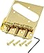 Bridge - Gotoh, Vintage Tele, Cut-Down Sides, In-Tune Saddles, Color: Gold