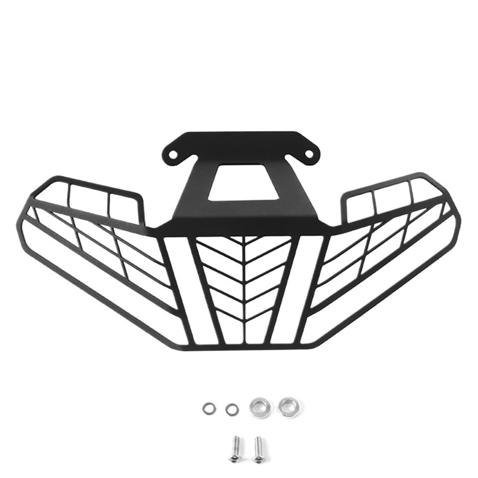 Grille phare moto Tuareg 660 couvercle de protection optique noir