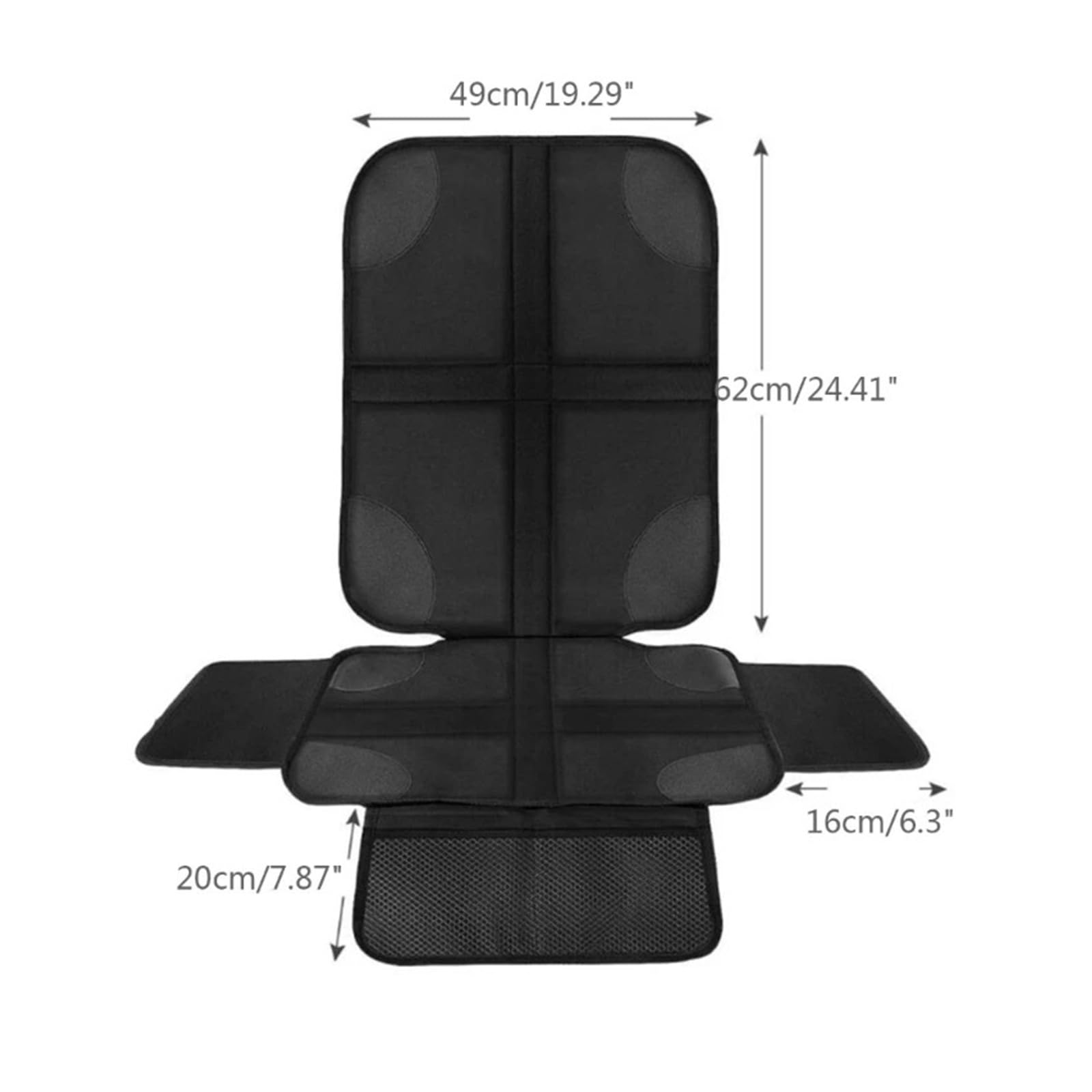 Housses De Sièges Siège Sécurité Universel pour Enfants Tapis Antidérapant Anti-Rayures Housse Protection Imperméable pour Voiture pour Bébé Enfant