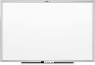 Magnetic Dry Erase White Board, 48"W x 36"H Whiteboard, Nano-Clean Surface Resists Ink Stains, Silver Aluminum Frame (SM534)