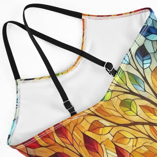 Tree Orange Colorful Bathing Suits for Girls Kids Swimsuits Swimsuits One Piece Summer Beach Swimwear4