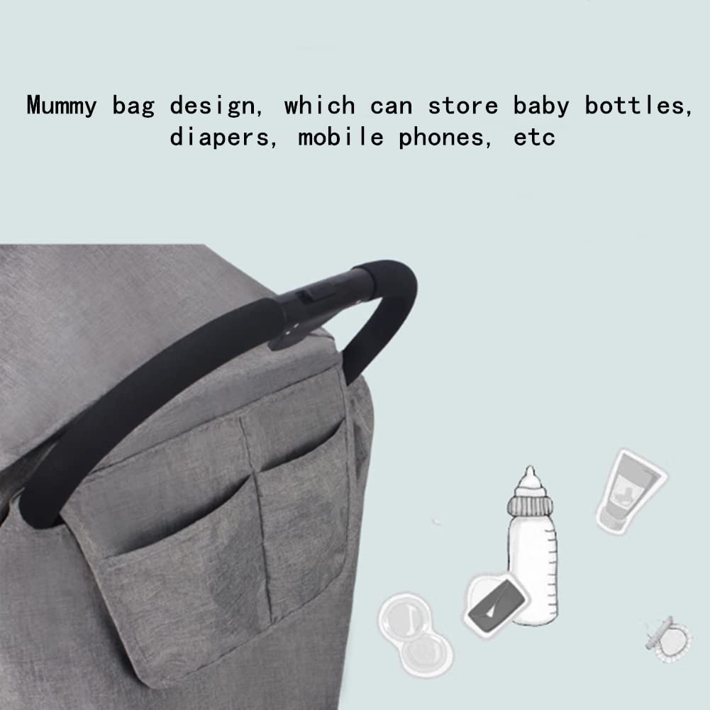 Housse De Pluie Universelle Pour Poussette – Imperméable, Coupe-Vent, Fenêtre Zippée Avec Poche De Rangement