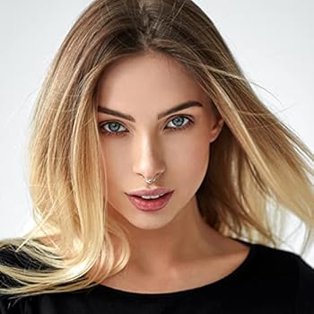 Dochais 23/28 stuks neuspiercings van 316L roestvrij staal, L-vorm kleine neuspiercings, C-vorm zilveren spiraal neuspiercings met strass, neuspiercings voor vrouwen en mannen 20G, 6/8/10mm
