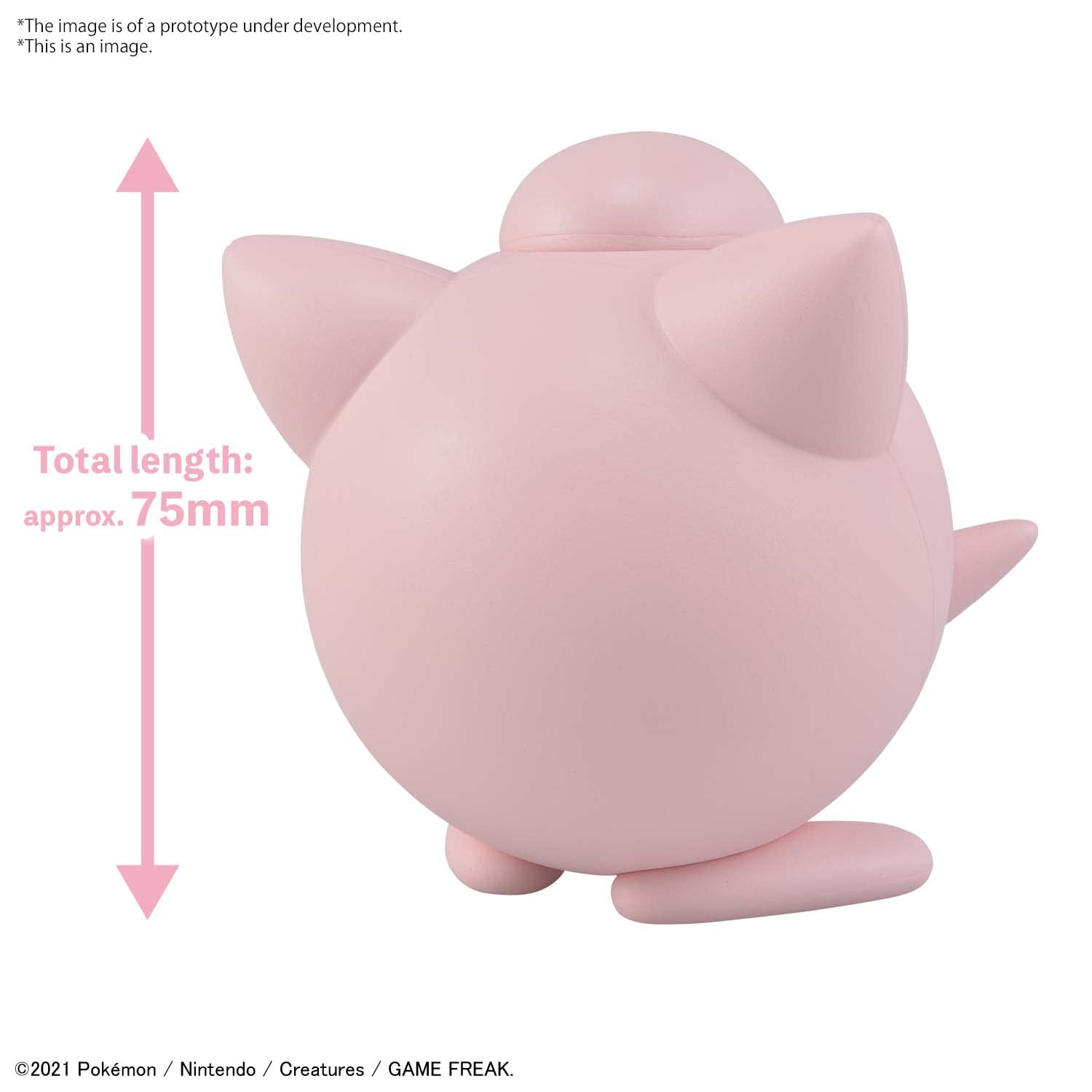 Jazwares Pokemon Select Jigglypuff Translucent 3-in Battle Figure