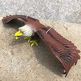 Simulierte Adlerfigur: feine Produktion, lebensechtes Simulationsadlermodell, feine Details Adlerornament mit zarten Details, die große Handwerkskunst zeigen. Die Farbe, die Krallen und sogar die Details sind so lebensecht.