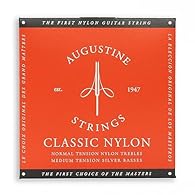 Trusted by Musicians: Complete Guitar String Set from the Augustine Red range so you can enjoy one of Augustine Strings' most comfortable combinations for a smooth playing experience. Medium tension String: Crafted with normal tension nylon trebles a...