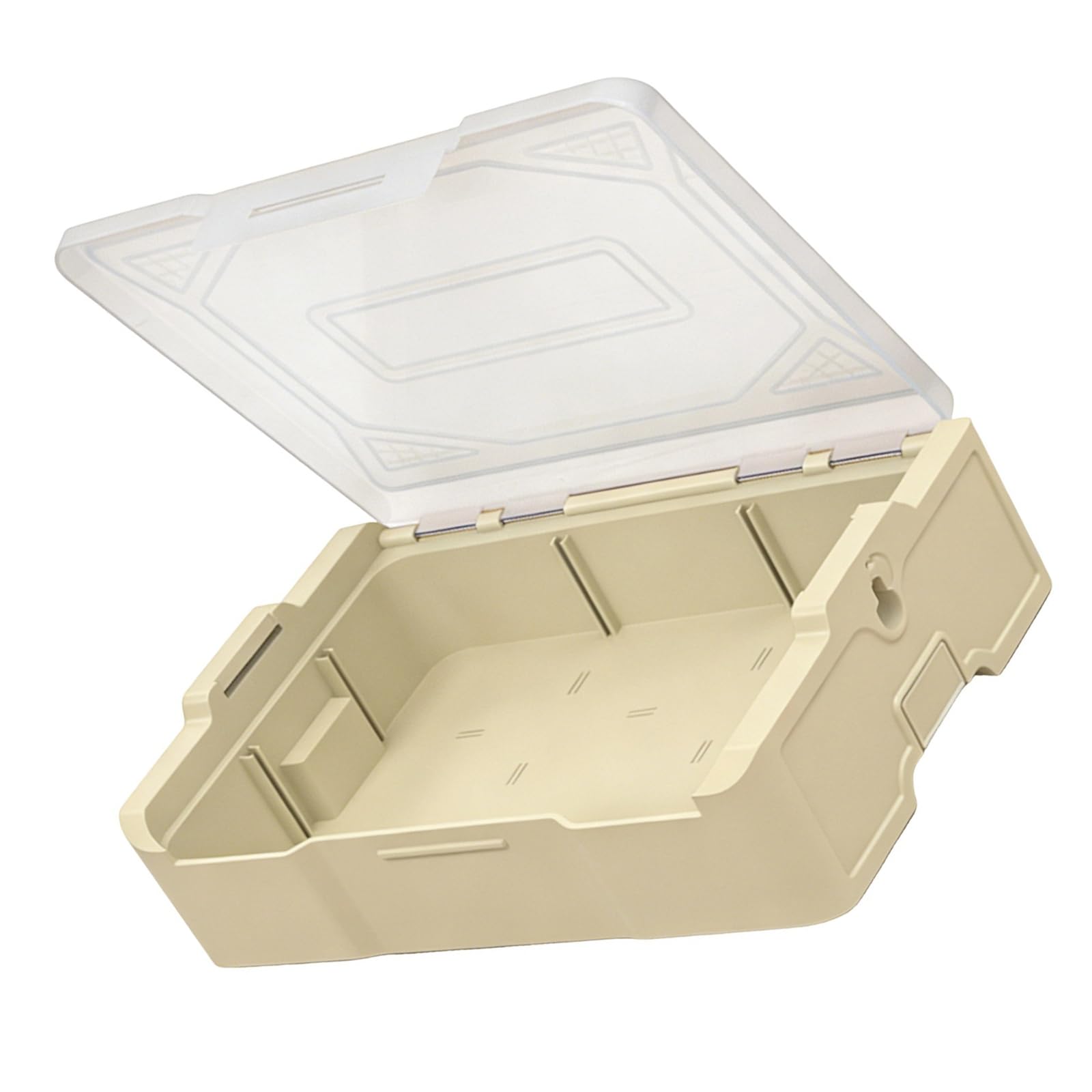 Hsioluted Easy Stackable Bin for Parts Organization Nestable Box and Removable Dividers Stackable Container for Organizing
