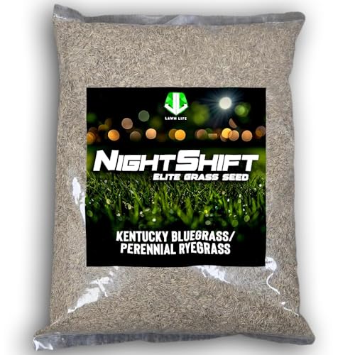 NightShift (Formerly Blackout) Kentucky Bluegrass & Perennial Ryegrass Grass Seed (10 lbs)