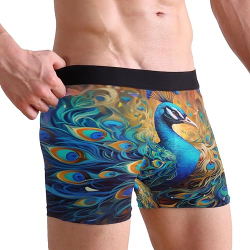 Peacock Men's Boxer Briefs S 202a53692