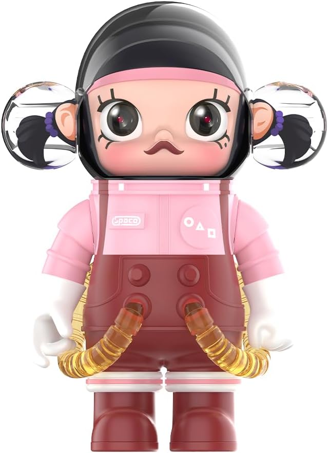 POP MART MEGA Space Molly 100% Squid Game, 2.99 inches Height, Toys for Modern Home Decor, Collectible Toy Set for Desk Accessories