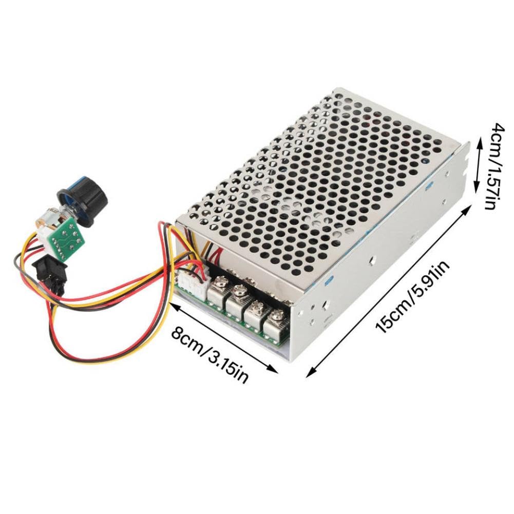 Controlador de Velocidad del Motor de CC, regulador de Interruptor de Control PWM, 10-50V, 100A, 3000W, Compatible con Piezas de Motocicletas automotrices
