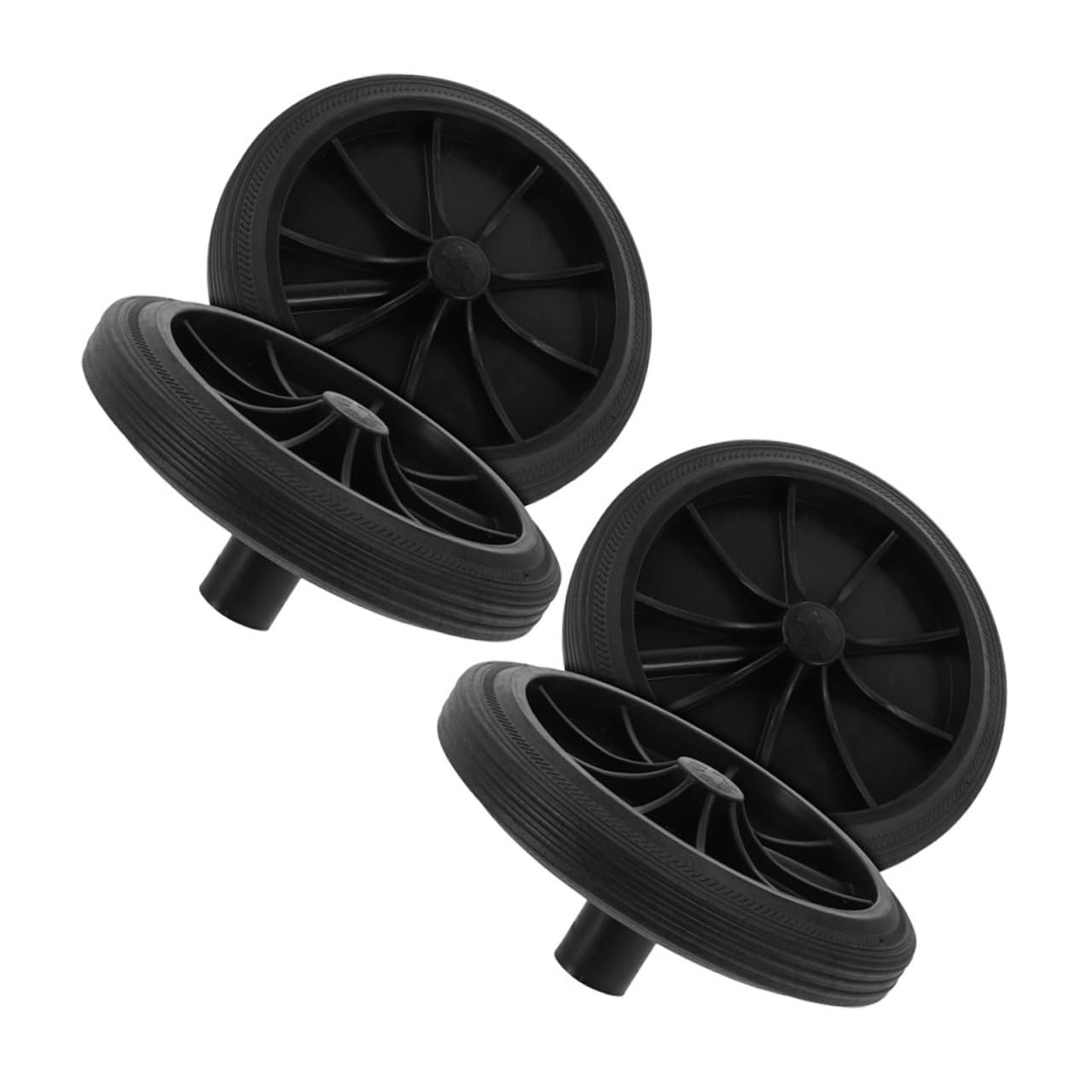 Roulettes de poubelle durables VILLCASE pour chariot de déchets