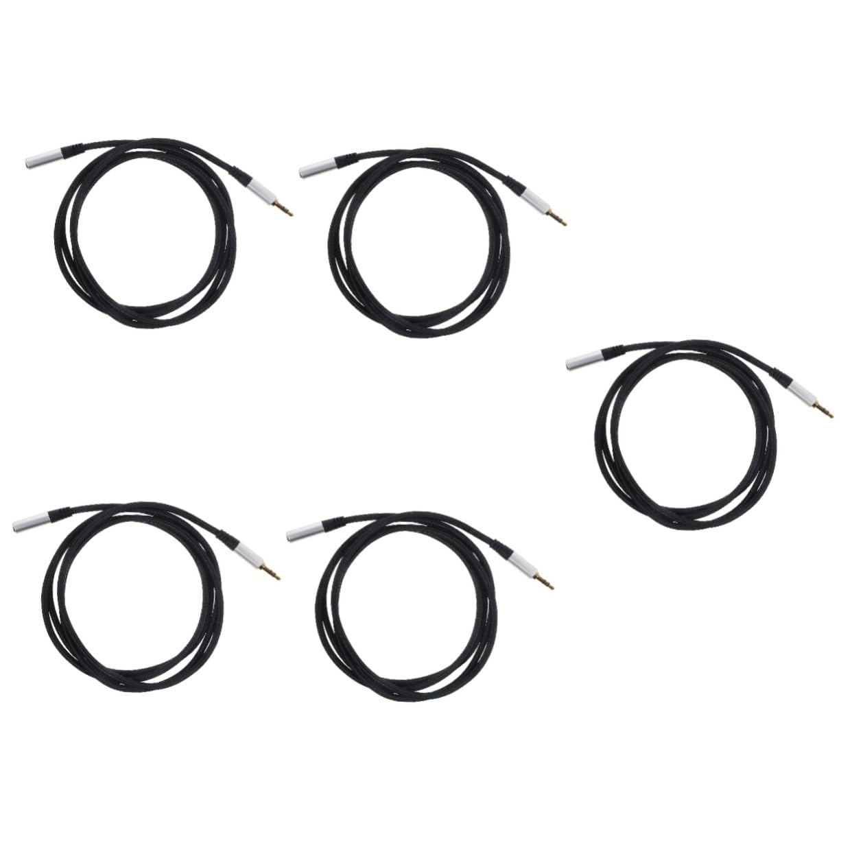 DOITOOL Cable De Extensión De Audio De 3 5 Mm Y 1 5 M De Instalación Simplificada 5 Unidades Para Teléfono Portátil Tableta Reproductor De Mp3 Y Audio De Coche.
