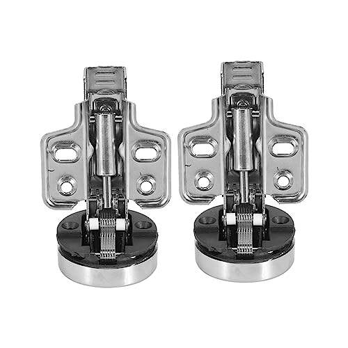 TOPINCN Hidden Kitchen Cabinet Hinges Surface Mount Face Frame Hinge 10 Pcs Type Cabinet Cupboard Wardrobe Door Furniture Corner Folded Hinge