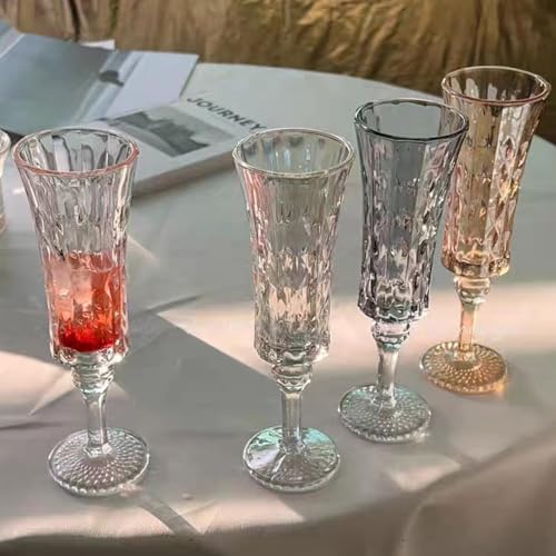 Glsairy Cordial Glasses With Stem, Crystal Fancy Shot Glasses thumb #3
