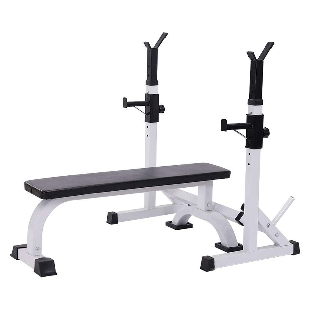 ERoomQ Barbell Rack Squat Stand Adjustable Bench Press Rack Multi-Function Weight Lifting Home Gym Fitness and Strength Training