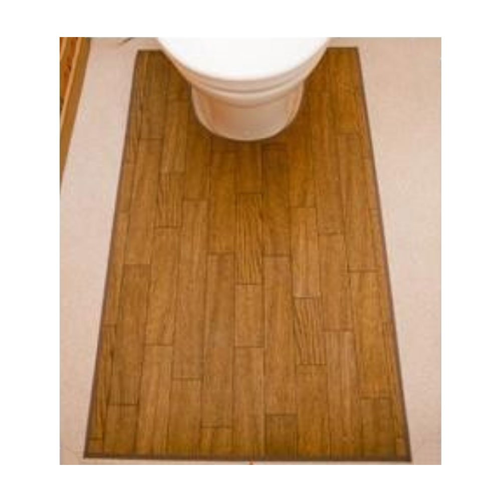 Amazon｜昭光プラスチック製品 木目調トイレマット ロング(60×100cm