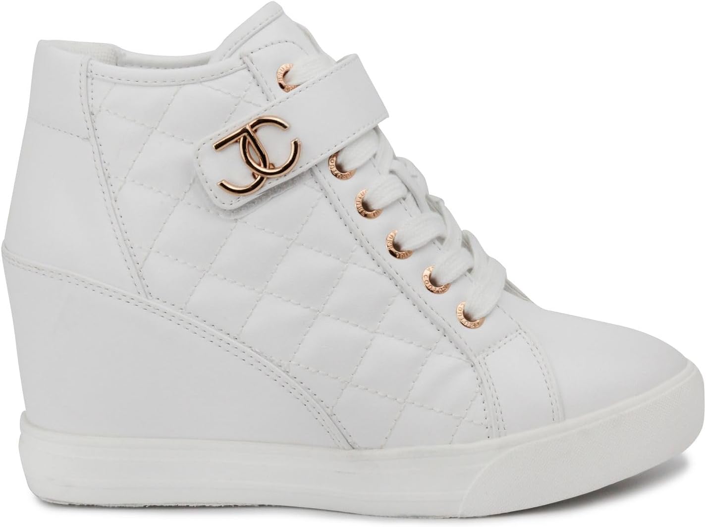 Juicy Couture Women's Platform Wedge Sneakers High-Top Shoes-Journey - Image 3