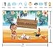 GYA 7x5ft Moana Happy Birthday Backdrop 1st Birthday Party Sea Summer Photography Backdrop Baby Shower Moana Background Table Decoration