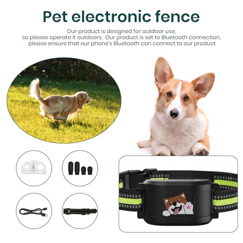 User Training Dog with GPS Fence Collar