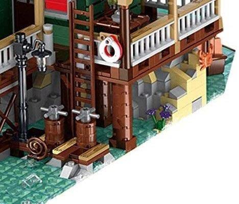 General Jim's Realistically Detailed Fisherman Harbortown Series Modular Buildings 3452 Piece Three Level Lighthouse Construction Suite Building Blocks Toy Bricks Set For Adults And Teens #TOP4