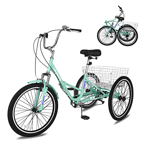 MOPHOTO Adult Folding Tricycle