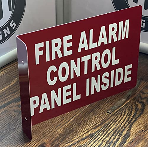 FIRE Alarm Control Panel Inside Projection Sign-FACP Inside 3D Sign (RED, Aluminium, 7X10, 90D Sign)-ESPECTADORA LINE - Thumbnail 2