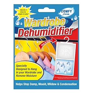 COMFY CLEAN – Deshumidificador de Armario Colgante | Detiene la Humedad del Moho y la condensación | 230 g Cada uno