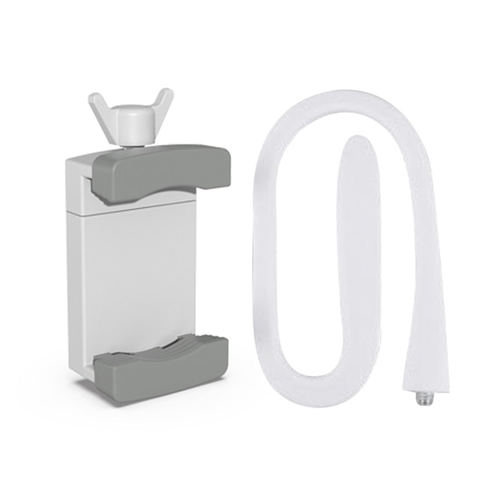 Flexible Baby Monitor Mount Bracket with Adjustable Bendable Gooseneck and Secure Clamp for Multiple Angled Positioning Infant Video Monitor