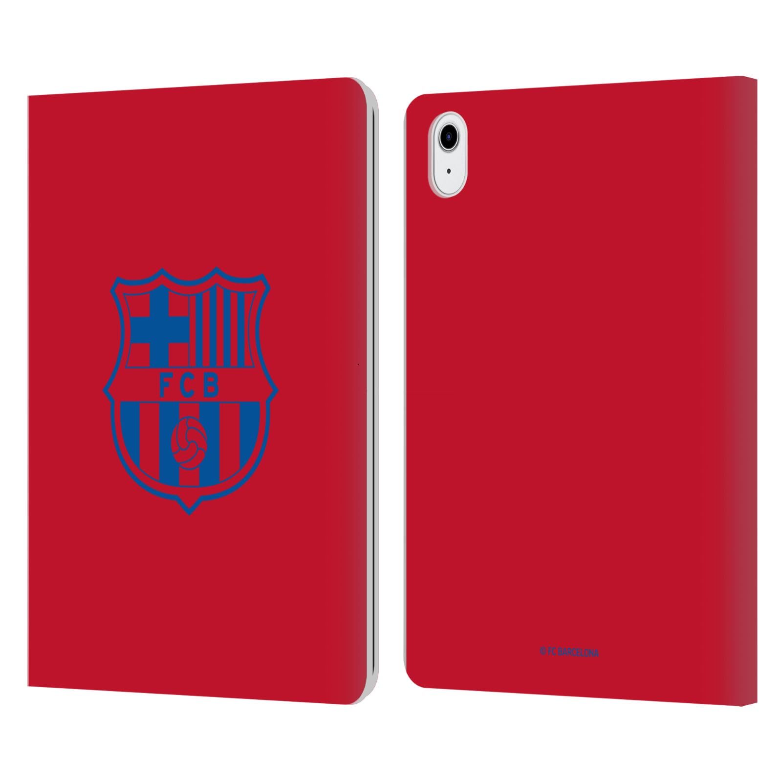 Carcasa FC Barcelona para iPad Air 2020 funda libro de cuero con patrones de cresta oficial 7