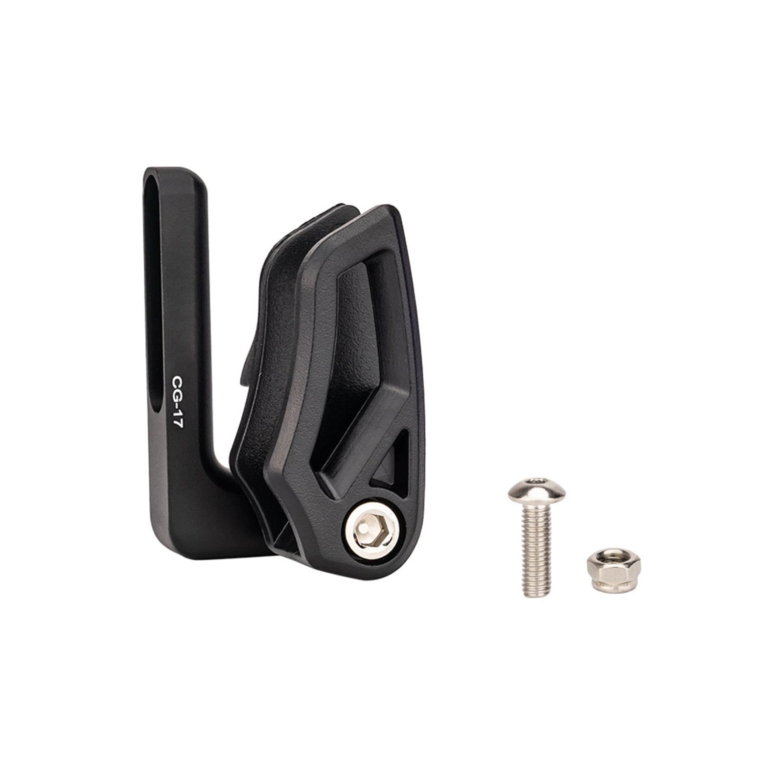 Guide-chaîne Réglable Pour VTT - Protecteur De Plateau Pliable - Noir