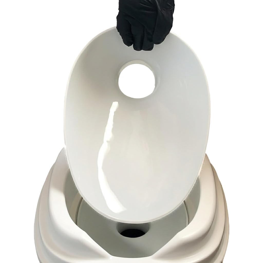 Zestaw 4.0 wkładów porcelanowych pasujących do toalet Thetford C400 – akcesoria do toalet kempingowych, przyczep kempingowych