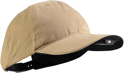 Miniatura 32 de POWERCAP - Gorra de béisbol LED con luz incorporada, luz LED con faro brillante y clasificación IPX4 2.0 Borde de árbol real