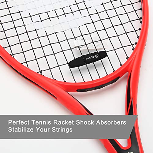 image for Coolrunner Tennis Dampener, 2 pcs Tennis Vibration Dampeners Black Ten
