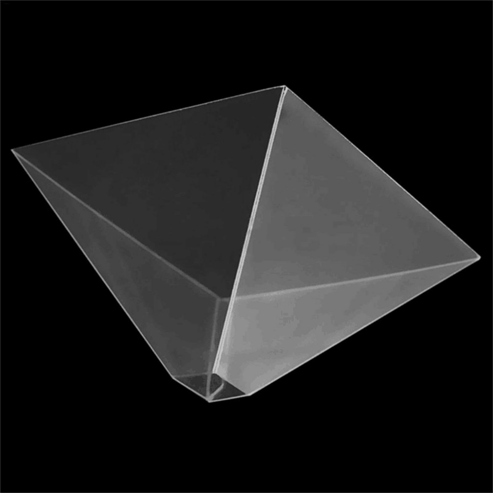 - Pellicola per proiettore ologramma, con piramide, per cellulare, ologramma, piramide, display, ologramma, piramide, 7 x 7 x 4 cm