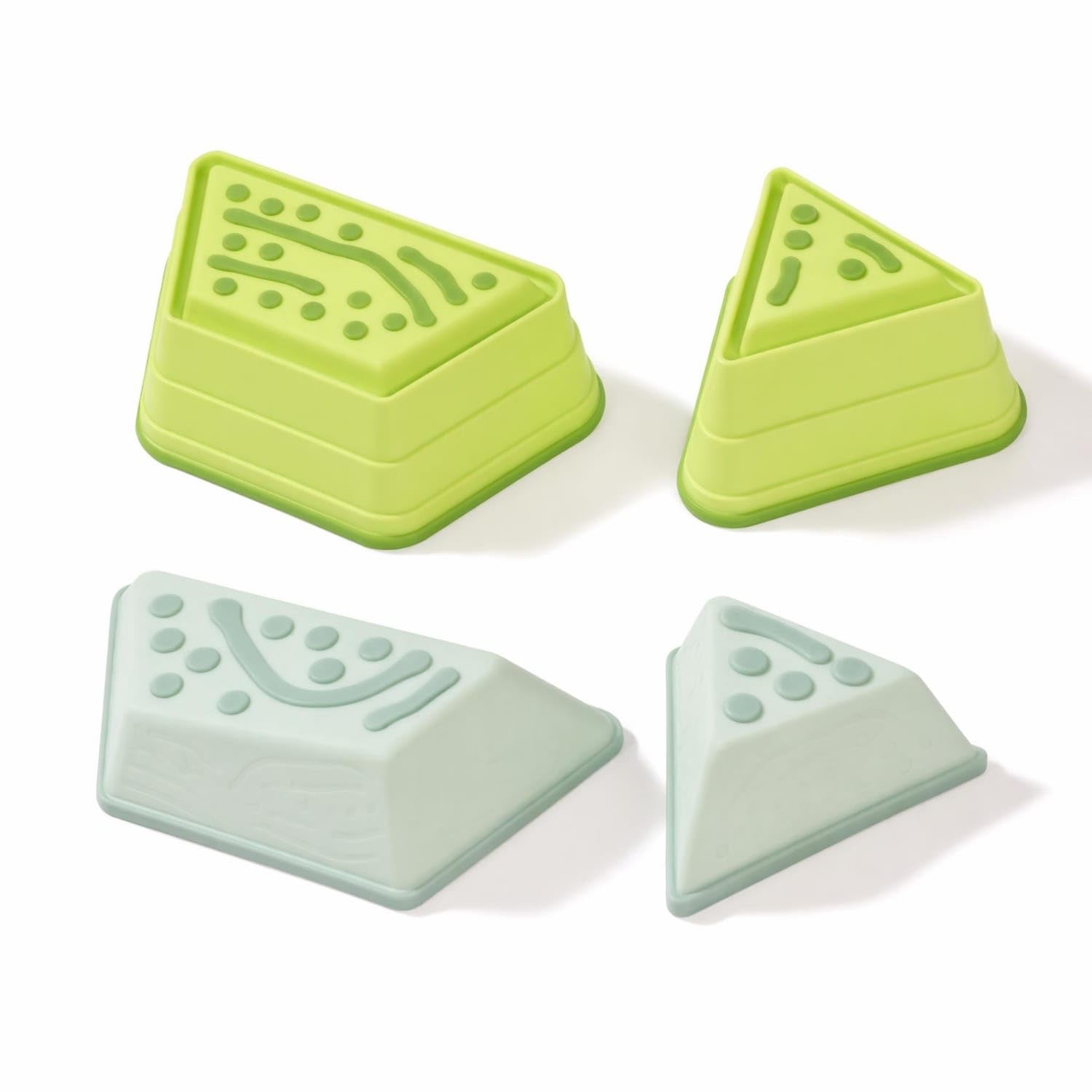 4 Pieces Tactile Stepping Stones with Textured Surfaces Molded Sensory Stepping Stones Low-Height Obstacle Course Set Stable for Kindergarteners, Kids, Toddlers, Kindergarten, 4-pcs Set-image-49