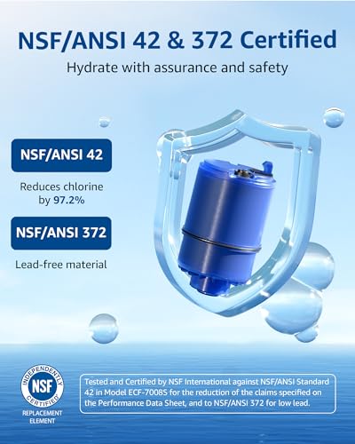 Waterspecialist NSF Certified Filter, Replacement for Pur® PUR PLUS RF-9999® Water Filter Faucet, Compatible with All PUR® Faucet Mount Filtration Systems (Pack of 6), Model No.: WS708A
