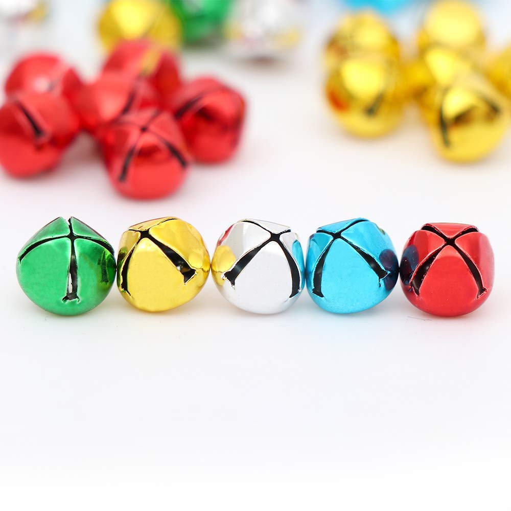 300 Grelots Colorés BetterJonny 10mm - Clochettes Métal Pour Bijoux Et Déco Noël - Multicolore